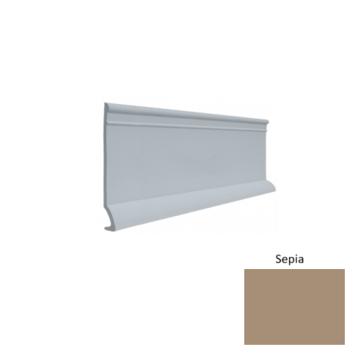 Contours Rubber #90 Intrigue Sepia Profiled Wall Base Satin 1
