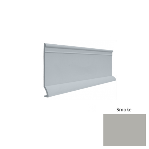 Contours Rubber #90 Intrigue Smoke Profiled Wall Base Satin 1