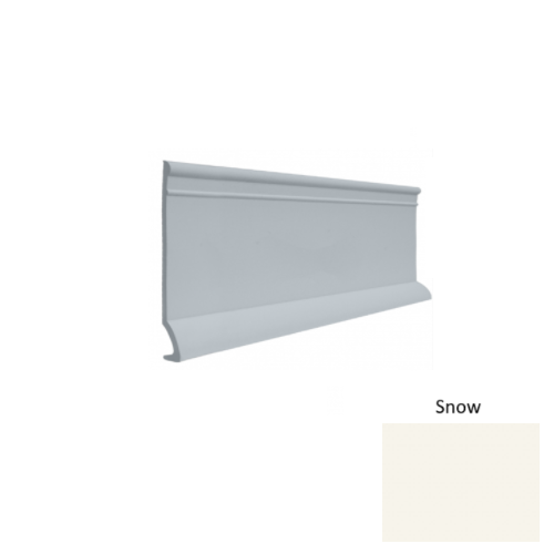 Contours Rubber #90 Intrigue Snow Profiled Wall Base Satin 1