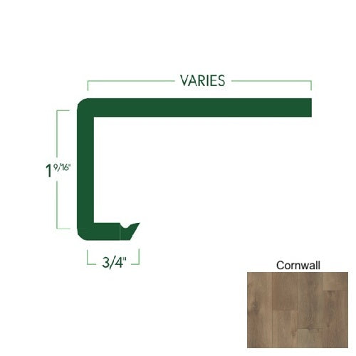 Pinnacle Vinyl Cornwall HF1207 Flush Stairnose Ceramic Bead 1