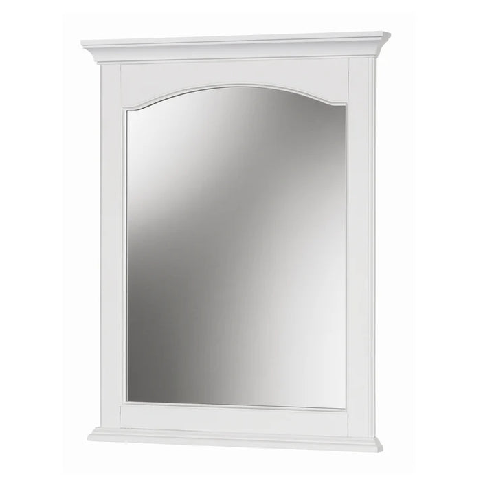 Corsicana Wood White Bathroom Mirror White 3