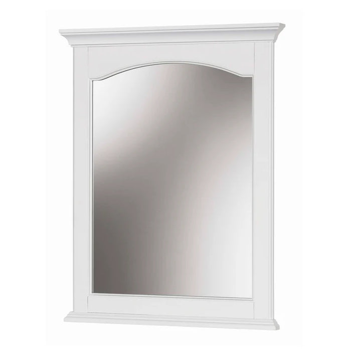 Corsicana Wood White Bathroom Mirror White 4
