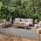Courtyard Black White BLKWT Polypropylene & Polyester