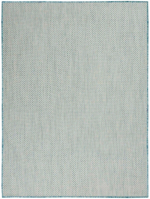 Courtyard Ivory Aqua IVAQU