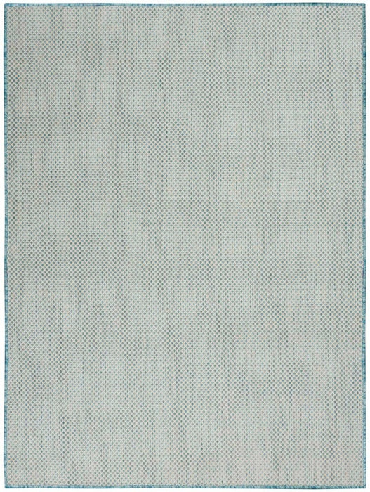 Courtyard Ivory Aqua IVAQU