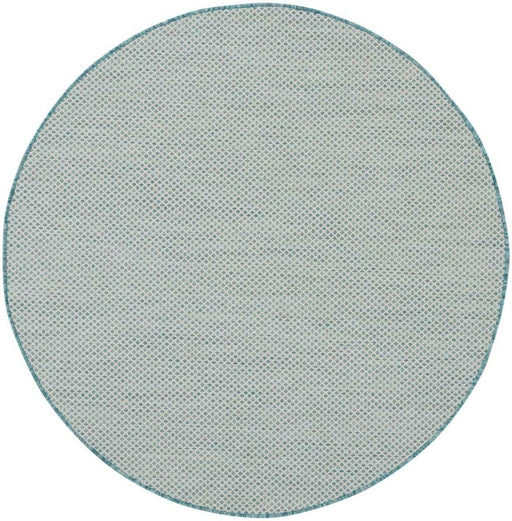 Courtyard Ivory Aqua IVAQU