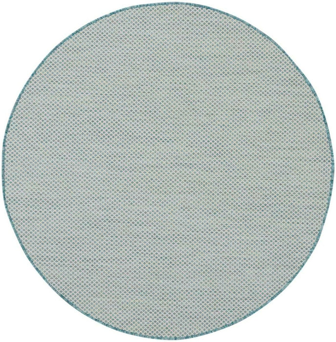 Courtyard Ivory Aqua IVAQU