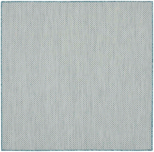 Courtyard Ivory Aqua IVAQU