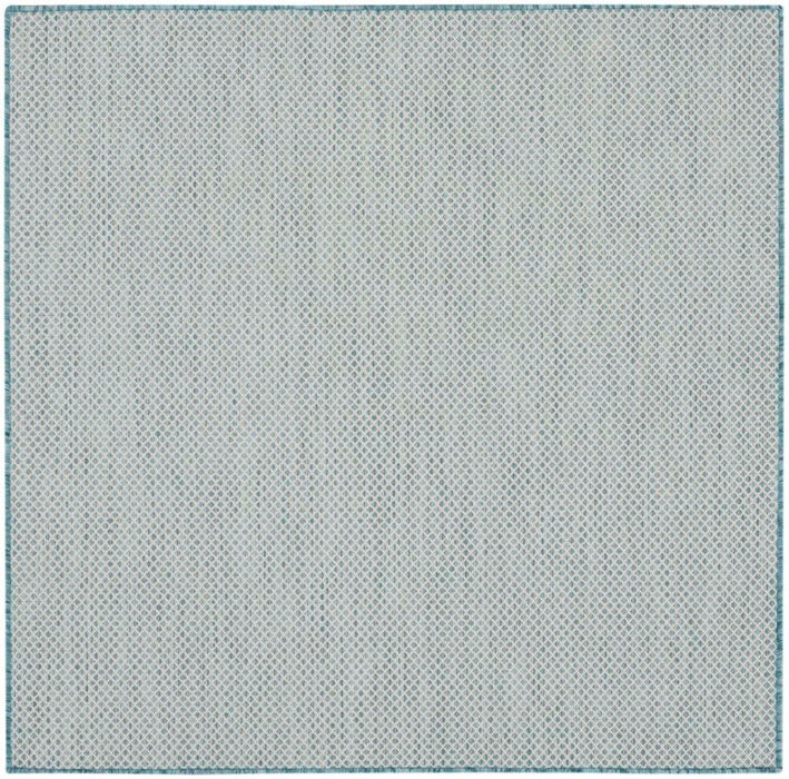 Courtyard Ivory Aqua IVAQU
