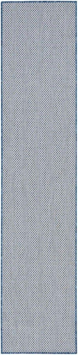 Courtyard Polypropylene & Polyester Ivory Blue IVBLU
