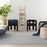 Courtyard Ivory Blue Polypropylene & Polyester IVBLU