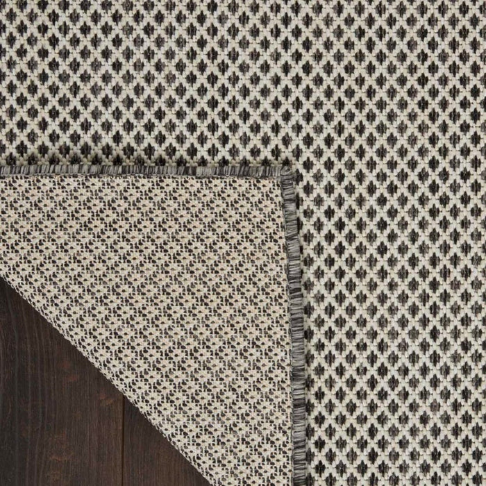 Courtyard Ivory Charcoal Polypropylene & Polyester IVCHA