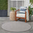 Courtyard Polypropylene & Polyester Ivory Charcoal IVCHA