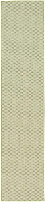Courtyard Polypropylene & Polyester Ivory Green IVGRE