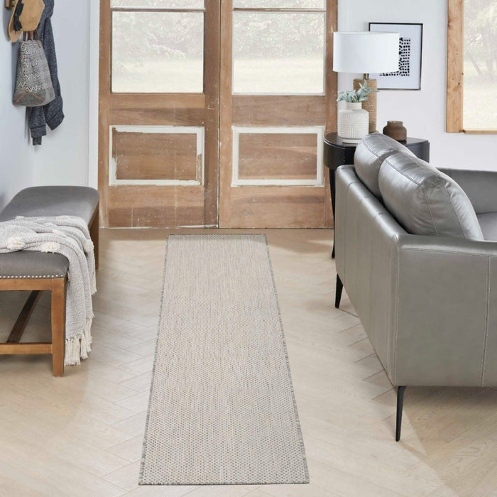 Courtyard Ivory Silver IVSIL Polypropylene & Polyester