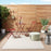 Courtyard Polypropylene & Polyester Ivory Silver COU01 IVSIL