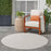 Courtyard Polypropylene & Polyester Ivory Silver IVSIL