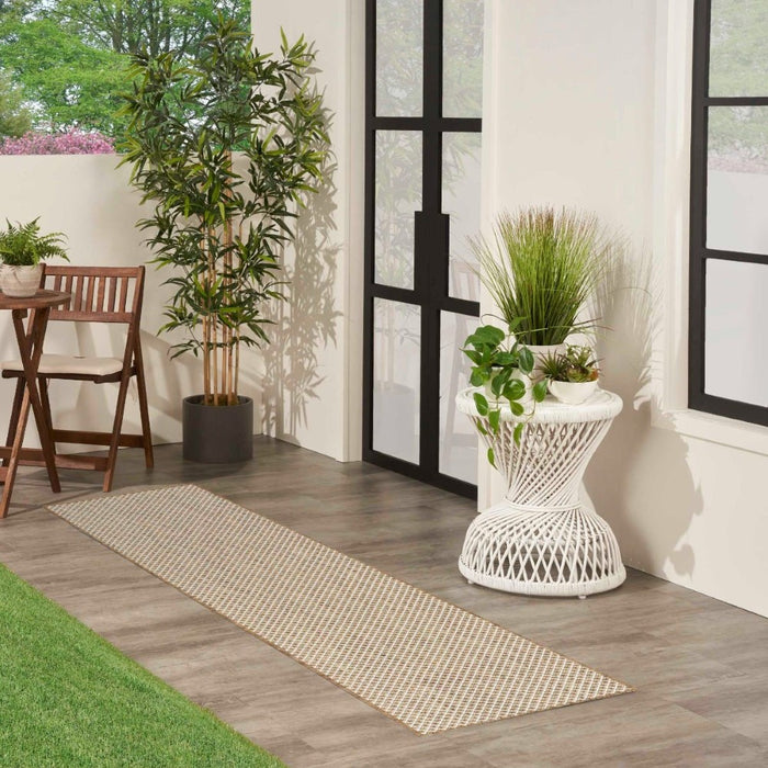 Courtyard Polypropylene & Polyester Jute Ivory JUTIV