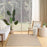 Courtyard Polypropylene & Polyester Jute Ivory COU01 JUTIV