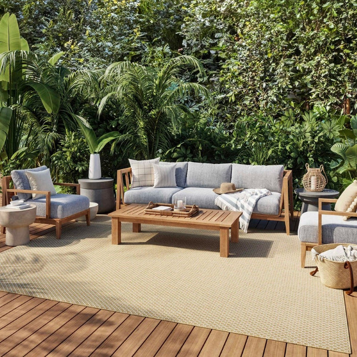 Courtyard Natural Polypropylene & Polyester NATRL