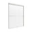 Cove Glass & Aluminum Brushed Nickel Shower Door Brushed Nickel 4