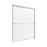Cove Glass & Aluminum Brushed Nickel Shower Door Brushed Nickel 4