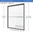 Cove Glass & Aluminum Matte Black Shower Door Matte Black 5