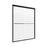 Cove Glass & Aluminum Matte Black Shower Door Matte Black 4