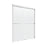 Cove Glass & Aluminum Silver Shower Door Silver 4