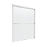 Cove Glass & Aluminum Silver Shower Door Silver 4