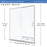 Cove Glass & Aluminum Brushed Nickel Shower Door Brushed Nickel 2