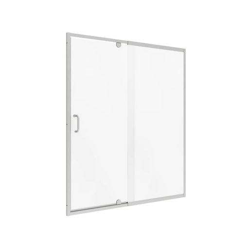 Cove Glass & Aluminum Brushed Nickel Shower Door Brushed Nickel 1