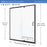 Cove Glass & Aluminum Matte Black Shower Door Matte Black 2