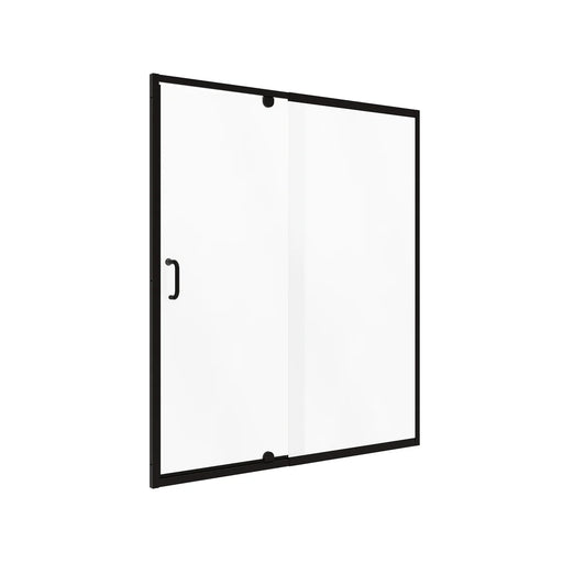Cove Glass & Aluminum Matte Black Shower Door Matte Black 1