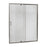 Cove Glass & Aluminum Brushed Nickel Shower Door Brushed Nickel 1