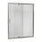 Cove Glass & Aluminum Brushed Nickel Shower Door Brushed Nickel 4