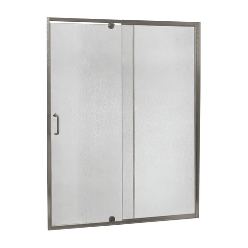 Cove Glass & Aluminum Brushed Nickel Shower Door Brushed Nickel 4