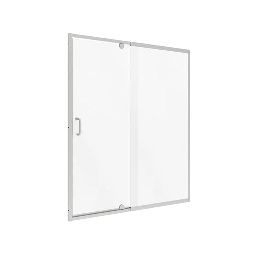 Cove Glass & Aluminum Brushed Nickel Shower Door Brushed Nickel 1