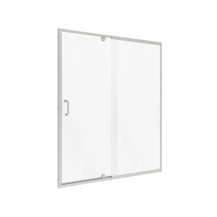 Cove Glass & Aluminum Brushed Nickel Shower Door Brushed Nickel 1