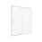 Cove Glass & Aluminum Silver Shower Door Silver 1