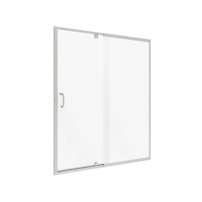 Cove Glass & Aluminum Brushed Nickel Shower Door Brushed Nickel 1