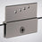 Cove Glass & Aluminum Brushed Nickel Shower Door Brushed Nickel 3