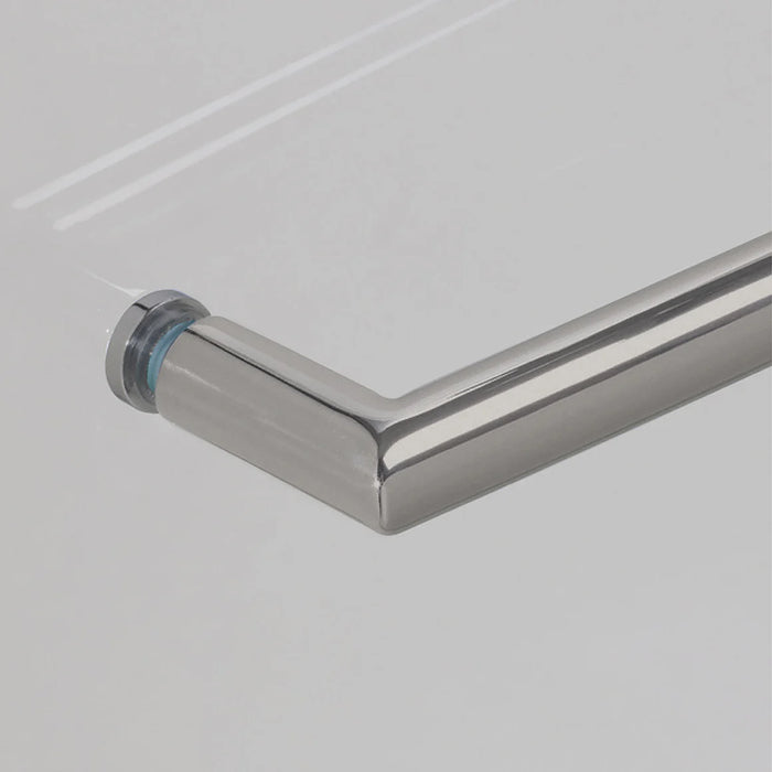 Cove Glass & Aluminum Brushed Nickel Shower Door Brushed Nickel 1