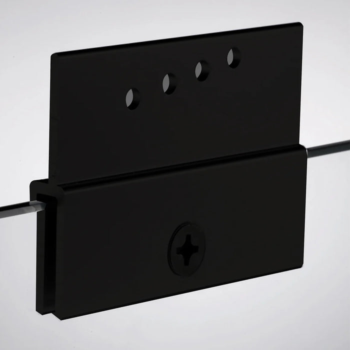 Cove Glass & Aluminum Matte Black Shower Door Matte Black 3