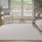 Cozy Shimmer Ivory Silver Polyester IVSIL