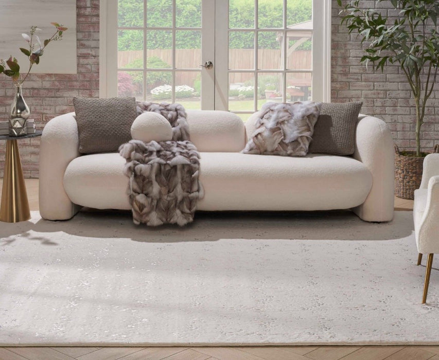 Cozy Shimmer Polyester IVSIL Ivory Silver