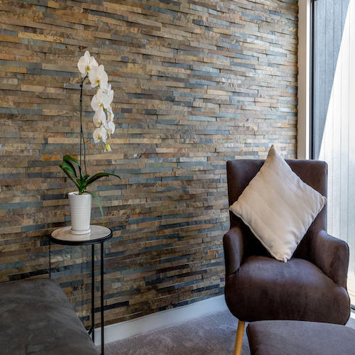 Rustic Golden Slate Split Face