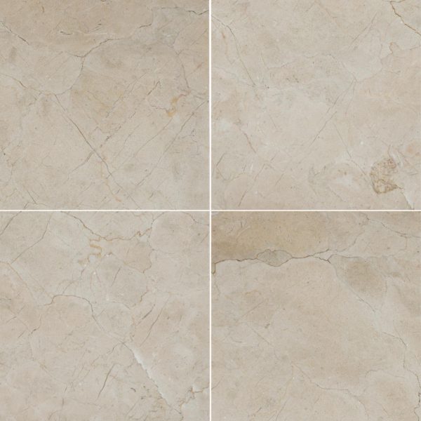 Crema Marfil Classico Marble Tile - Honed 1