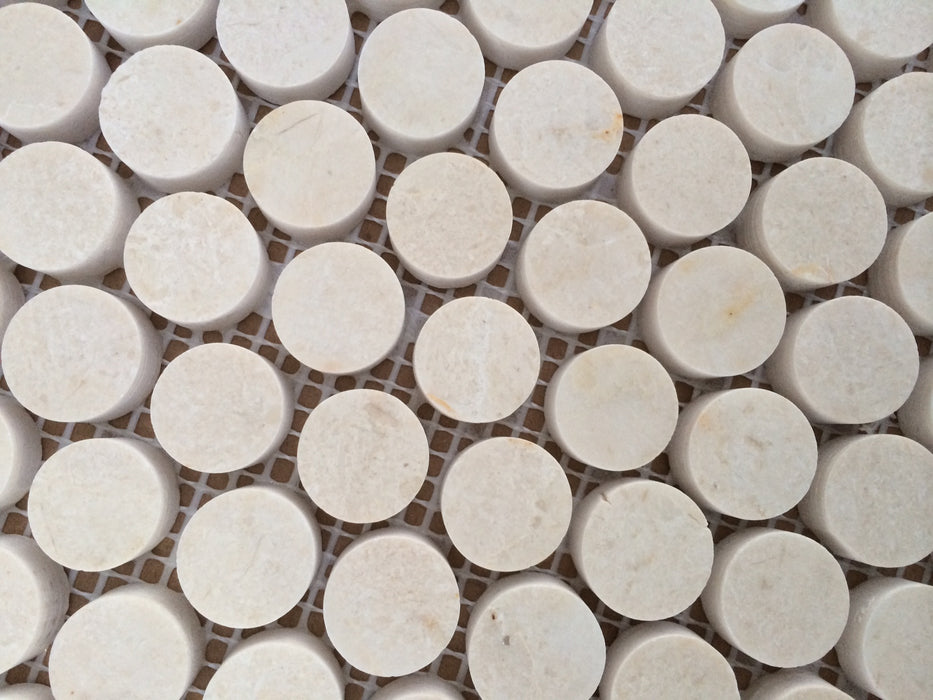 Crema Marfil Marble Mosaic Honed 3