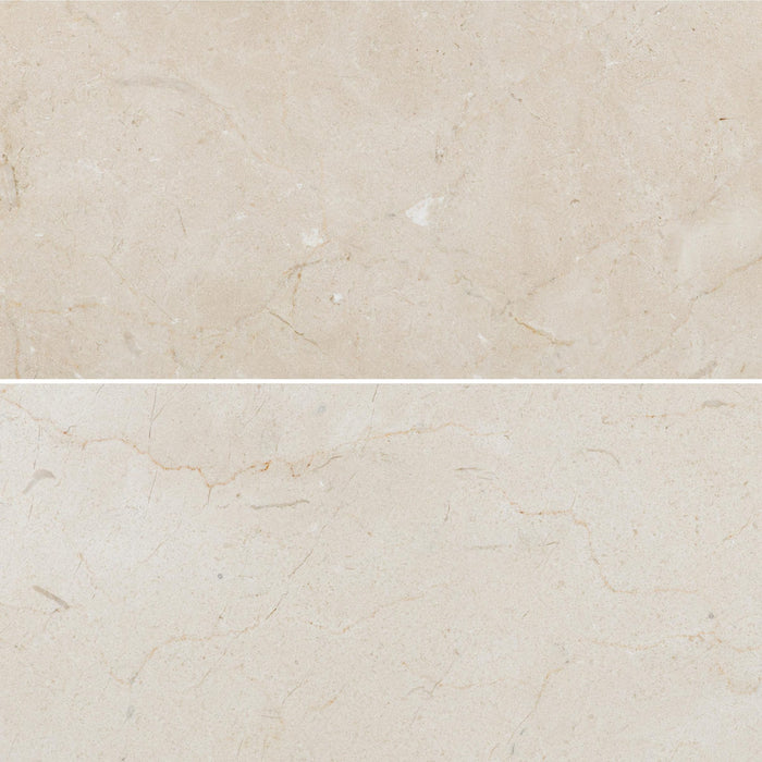 Crema Marfil Select Marble Tile - Honed 1